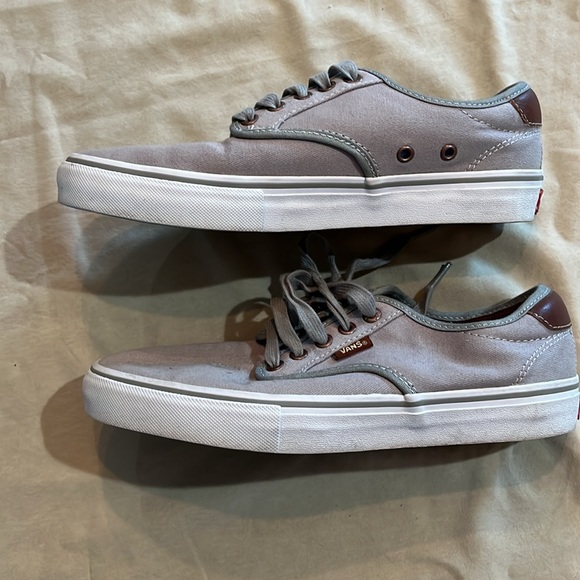 Vans Chima Ferguson Pro. Brushed Twill Grey Skate Shoe. Size 7.5 - Picture 13 of 14